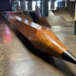 Worlds largest pencil in City Museum, St Louis