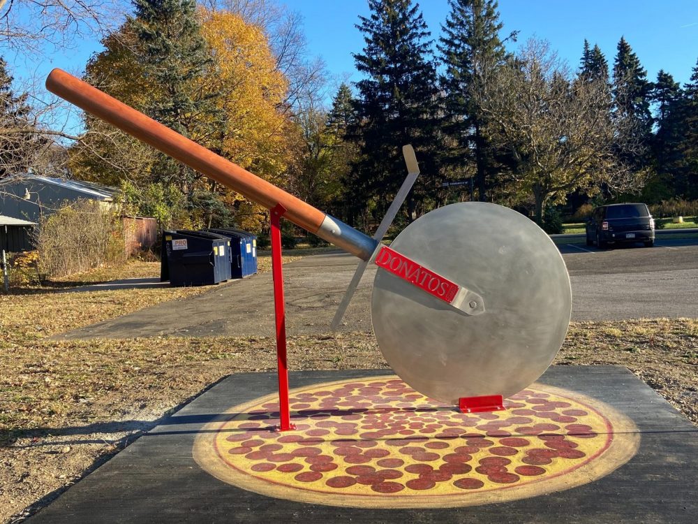 The largest pizza cutter in the world, Harborcreek, PA