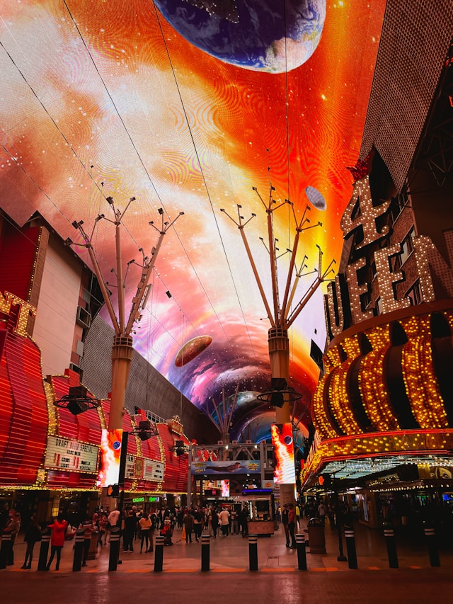 World's Largest LED display, Fremont Street, Las Vegas