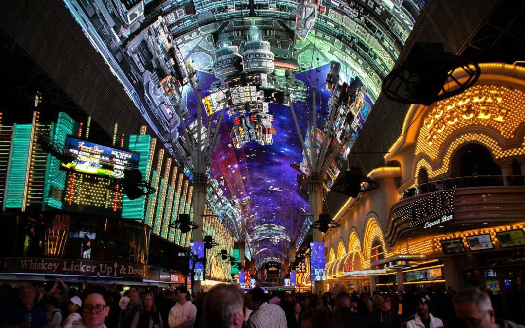 World's Largest LED display, Freemont Street, Las vegas