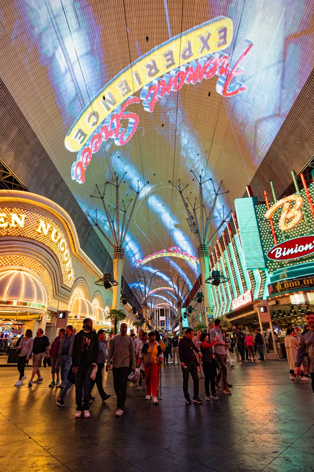 The Largest LED display in the world, Fremont Street, Las Vegas