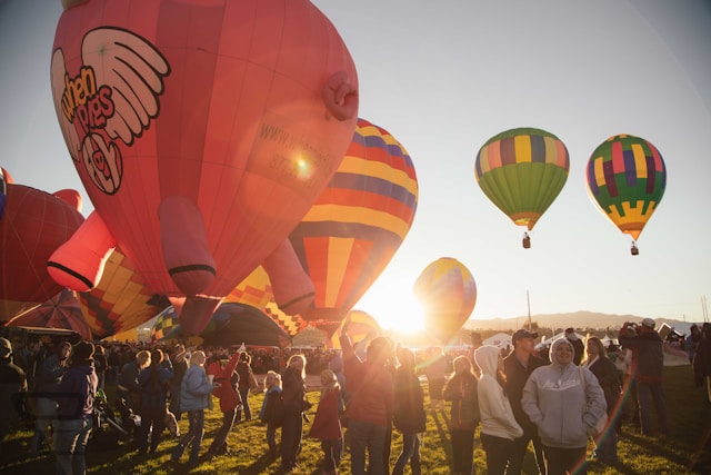 The world's largest balloon fiesta, Albuquerque, NM