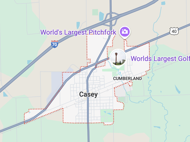 Casey, Illinois; The World’s Largest Collection of the World’s Largest Things