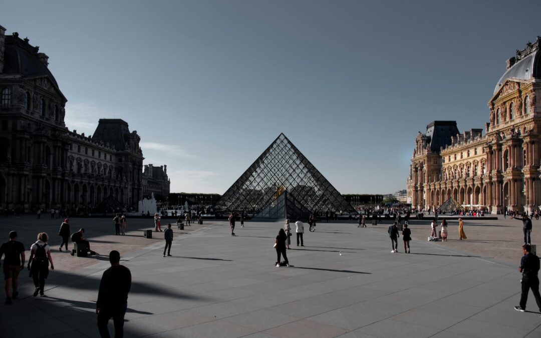 The largest museum in the world, Louvre, Paris