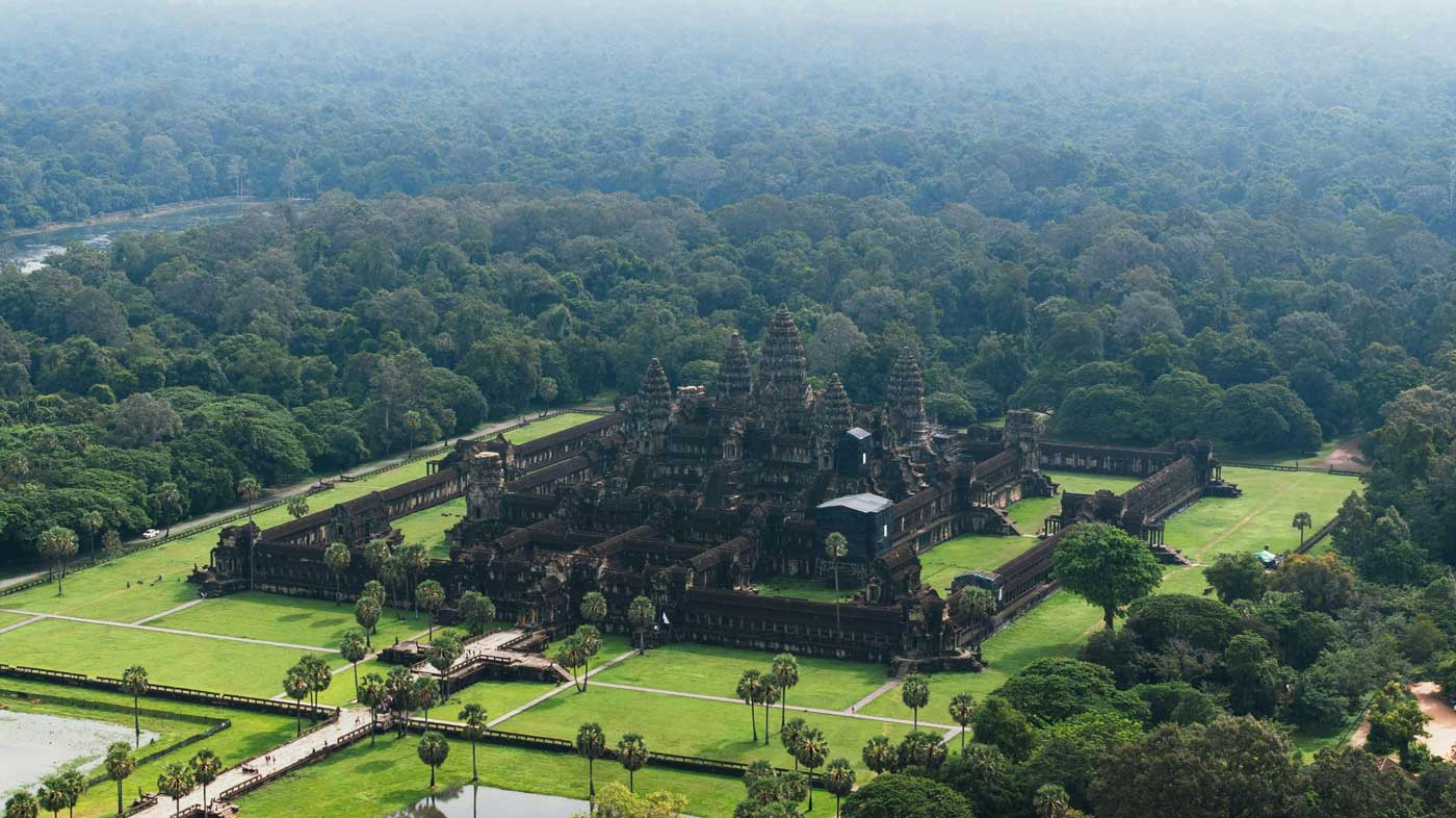 The largest religious monument in the world is Angkor Wat