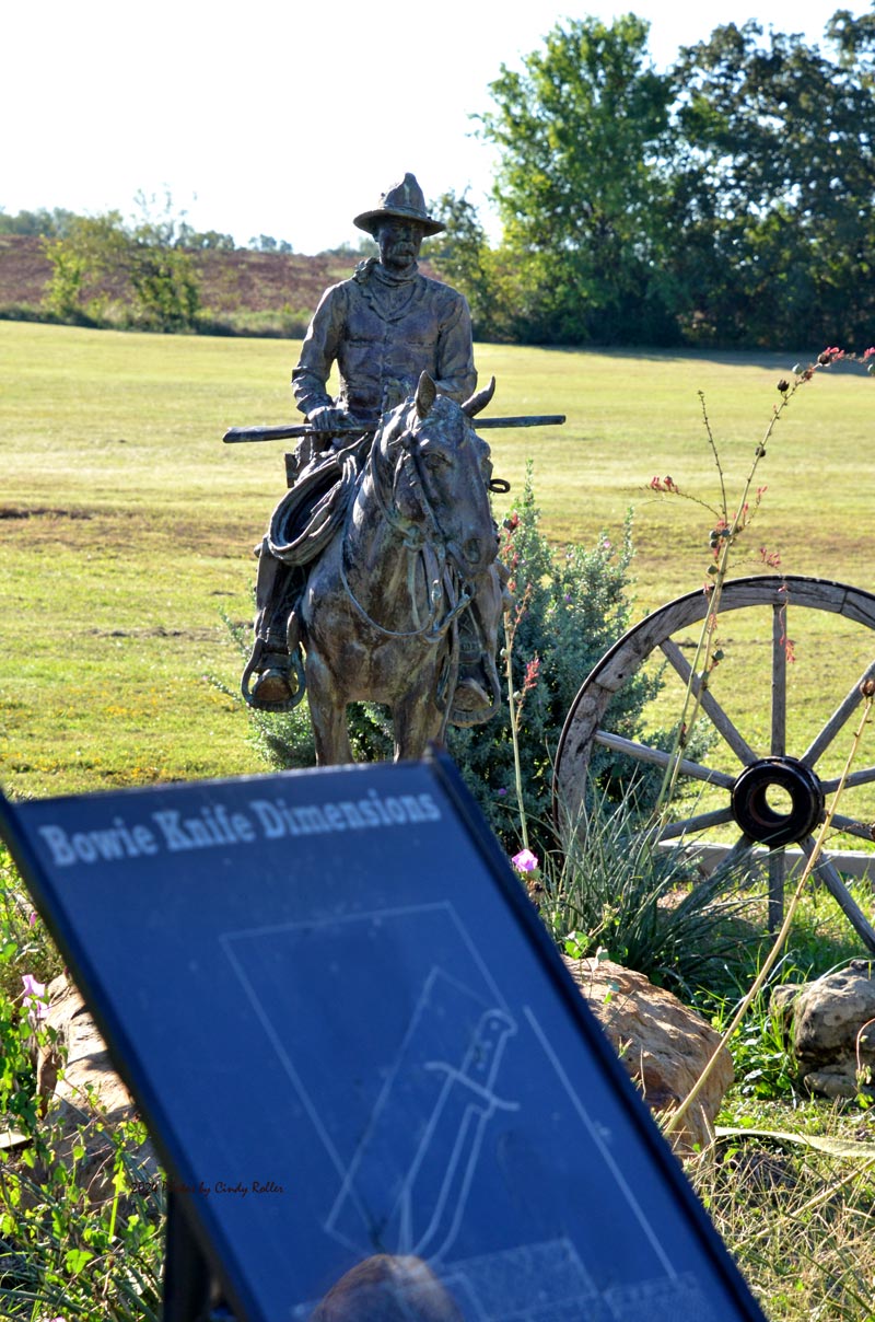 The Largest Bowie Knife in the world is located in Bowie, Texas