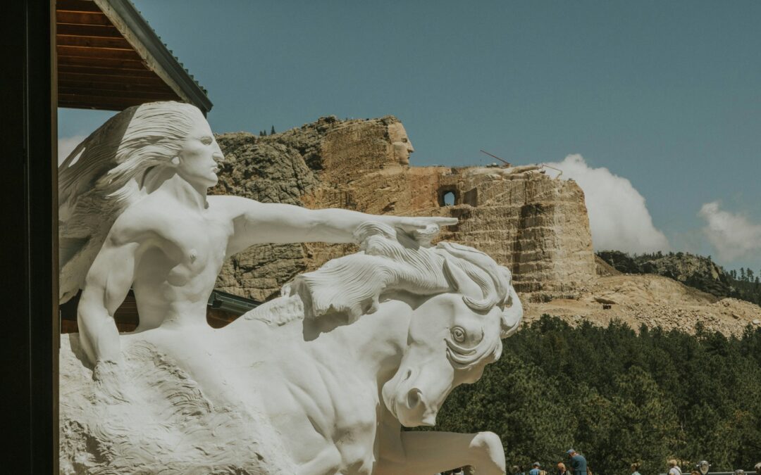 The Worlds largest Mountain Carving is Crazy Horse Memorial, South Dakota
